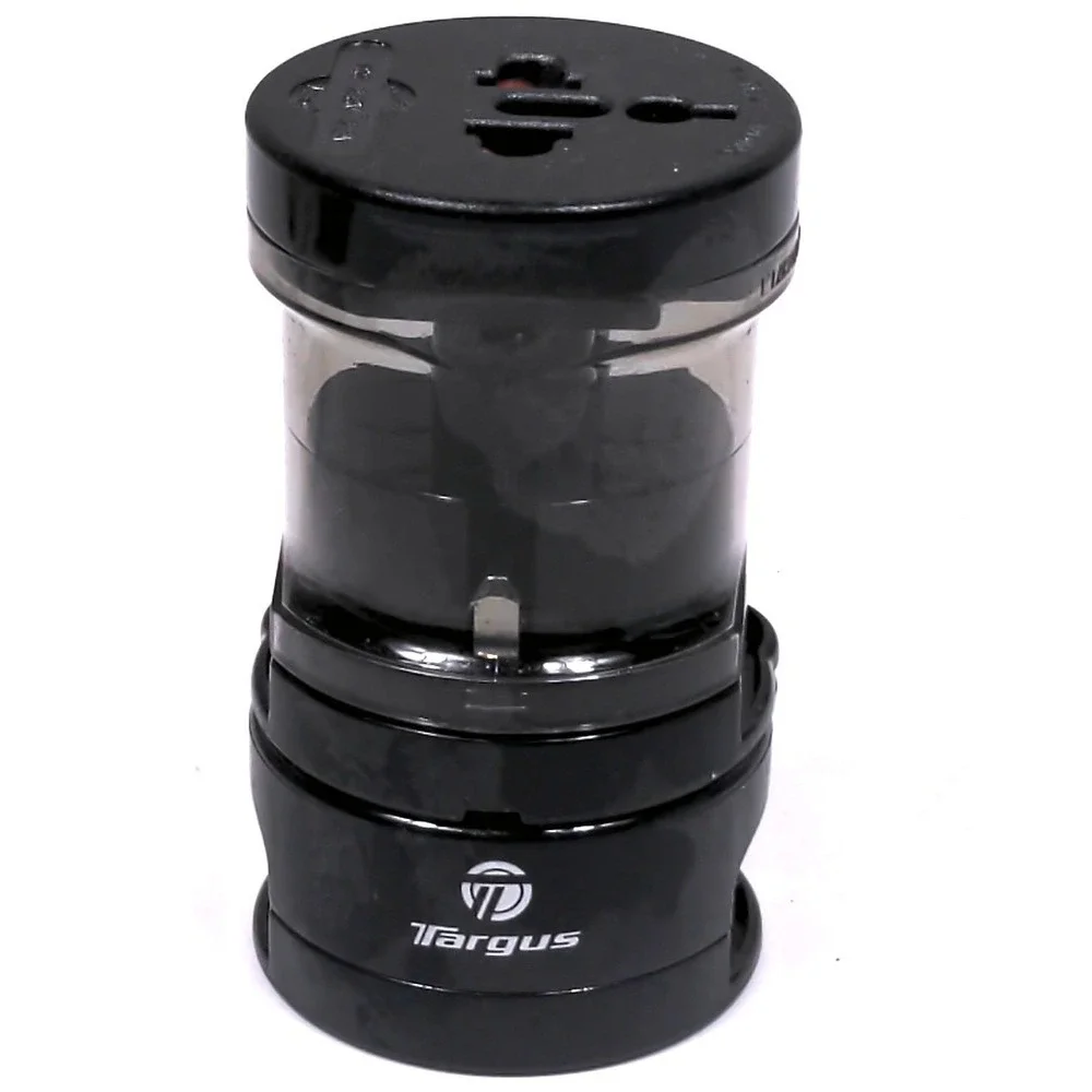 Targus World Power Travel Adapter APK01 Universal 100-250V 2.5A Black Compact